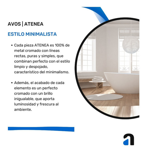 Imagen 8 de 10 de Porta Papel Higiénico Baño 100% Metal / Avos Atenea Sale