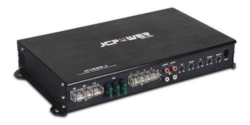 Amplificador De 1 Canal Jc Power Jc1600.1 Clase D 1600w 1ohm Color Negro