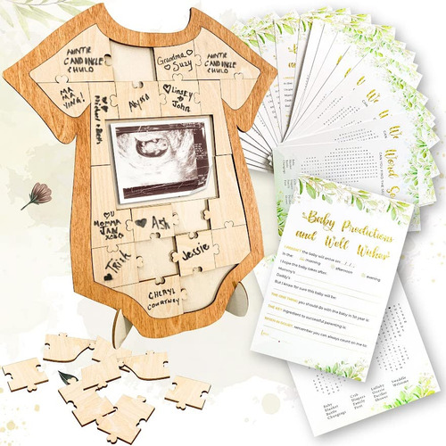 Alternativas De Libros De Invitados Para Baby Shower, Marco