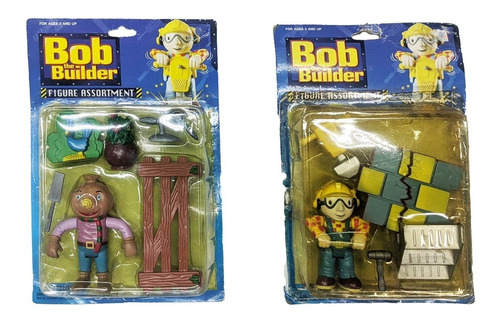 Bob El Constructor Figuras Muñecos Bob + Spud Espantapajaro