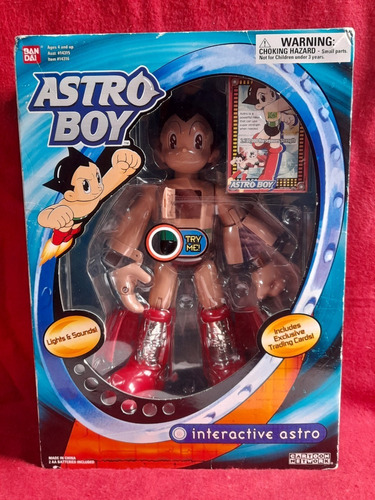 Muñeco Figura Astroboy Bandai Interativo Coleccionable