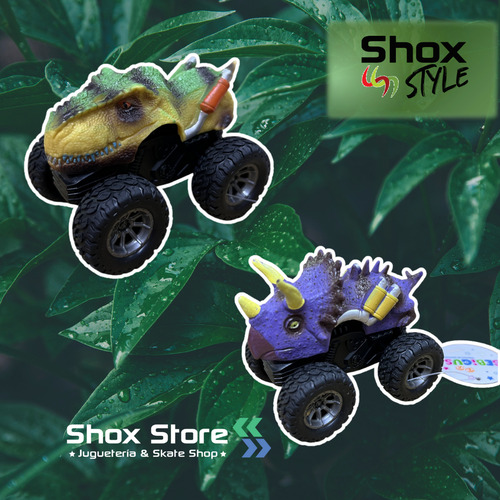Combo X5 Autos Dinosaurio Friccion Juguete Infantil
