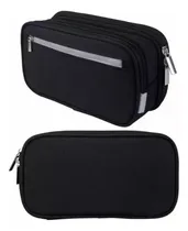 Comprar Estuche para Lápices de Grande Capacidad, Lapicera Organizador Expandible, Bolsa de Utiles Oficina, Papelería con Cremallera para Plumones y Colores, Estucheras Lapiceras Aesthetic, Negro