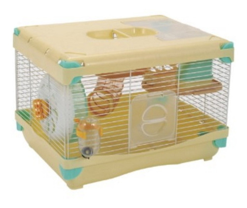 Jaula Plastica Hamster Land Amarillo Anti-mordidas Sunny
