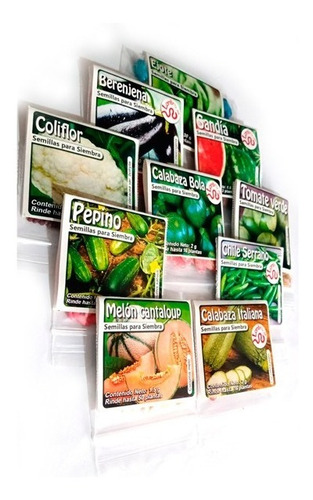 10 Paquetes De Semilla Para Sembrar En Primavera