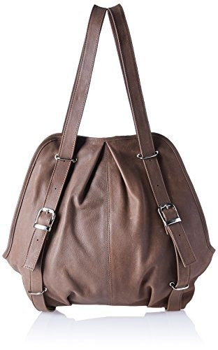 Piel Leather Convertible Buckle Backpack Shoulder Bag
