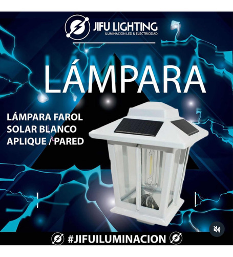 Lámpara Solar Decorativa 3w