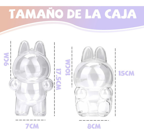 Ff Labubu Cubierta Protectora Acrilico Muñeco Juguetes Ropa