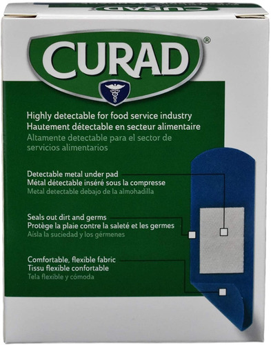 Venditas/curitas Azules Con Metal Detectable
