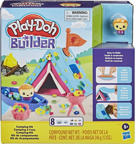 Play- Doh Builder Kit De Campamento