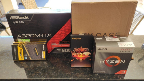 Computador Cpu Gamer Ryzen 3200g Nvme 256g 16gb Ram Mini Itx