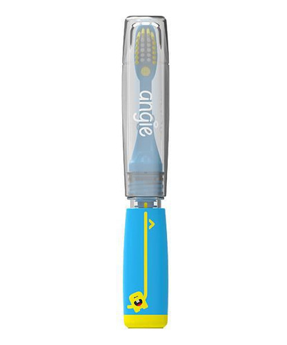 Escova Dental Infantil Magic Brush Angie Azul Extra Macia