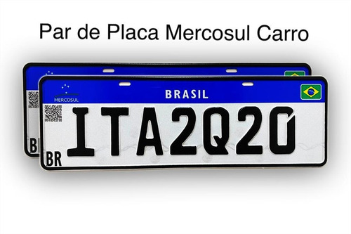 Imagem 1 de 6 de Placas Mercosul