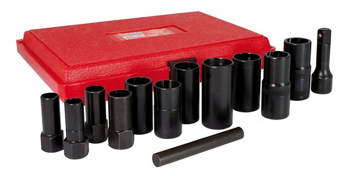 Juego Extractor Tuercas Barridas 13 Piezas 1/2puLG Urrea