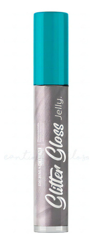 Gloss Glitter Labial Jelly Donna Brillante Dermachem Cor Cinza