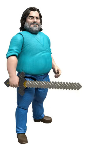 Mattel Figura Steve Jack Black Una Pelicula De Minecraft