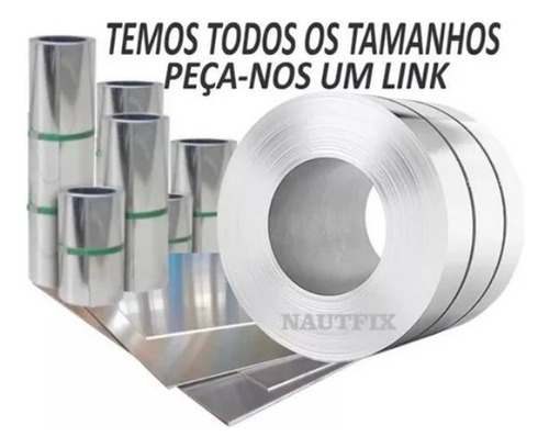 Chapa Folha De Alumínio 50cm X 11 Metros Para Calha/rufo