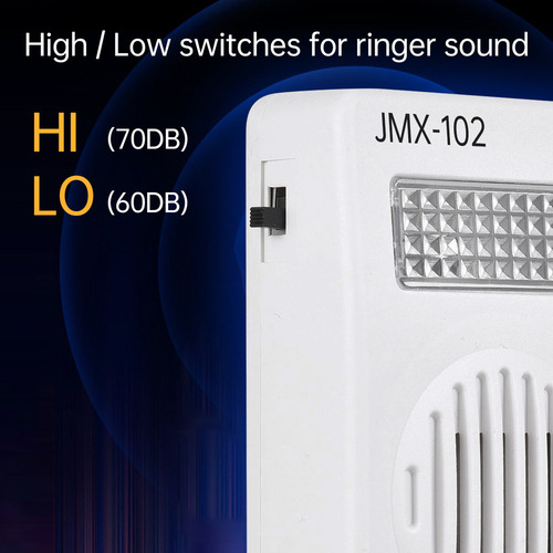 ! Amplificador Ringer De 70 Db Para Teléfono Ruidoso, Ayuda