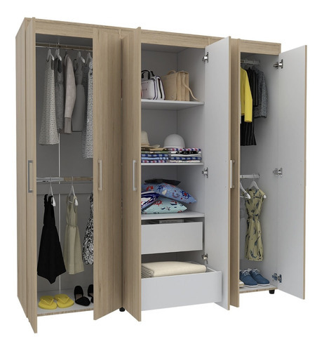 Closet Amatista Rta Color Rovere Color Beige