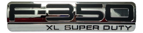 Emblema F350 Xl Super Duty Triton Placa Cromada