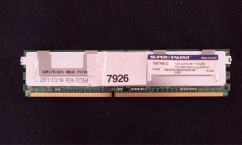 Memoria Ram 1gb Fbdim 667 Ddr2 Para Mac Original