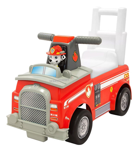 Paw Patrol Marshall Andador Camión Bombero Sonido Luz Pata