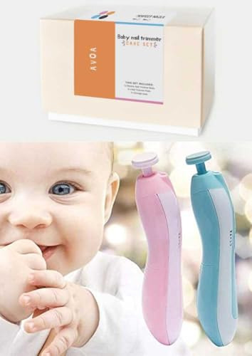 Cortauñas Eléctrico Seguro Para Bebés Kit De Lima De Uñas Pa