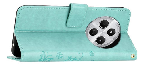 Funda Flip For Xiaomi Redmi 14c Kickstand Correa De Muñeca