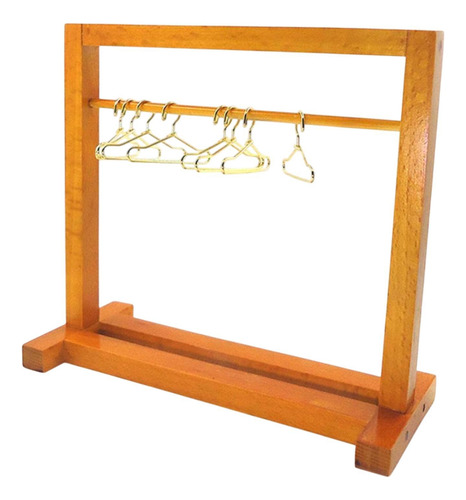 Perchero Para Casa De Muñecas Con Perchas, Decoración De