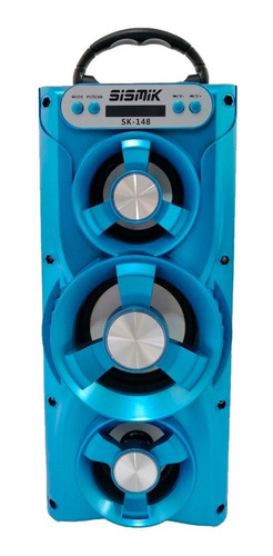 Sk-148 Sismik Sound Parlante Usb Bluetooth Inalambrico