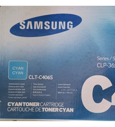 Toner Samsung Clt-c406s Azul 1000 Páginas Clt-c406s