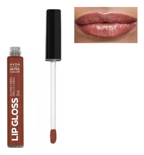 Gloss Labial Avon Ultra Color Lip Gloss Marrom Must Have-7ml Cor Marrom Must Have