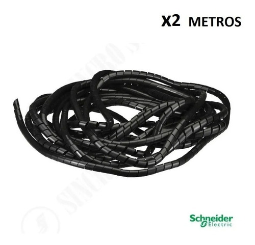 Organizador Cable Espiral Cinta Helicoidal 15mm 5/8 1 Metro