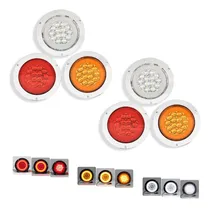 Comprar 6 Led Plafones 14 Redondo Aro Plasma Gel 4 Funciones 12-24vf
