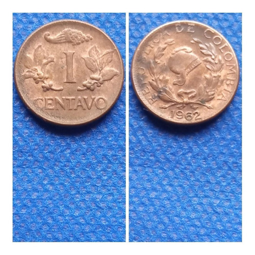 Moneda De 1 Centavo De 1962.