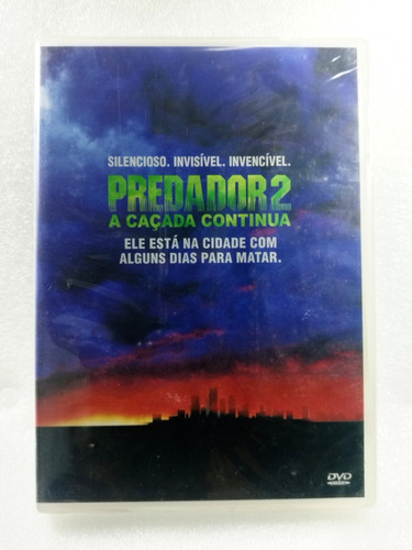 Dvd Predador 2 A Caçada Continua 