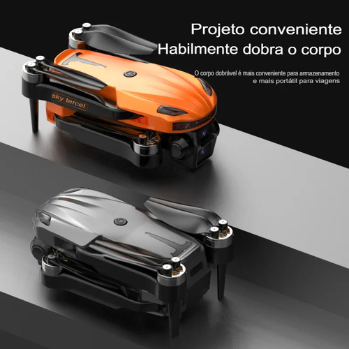 Drone Cs-2 Com Câmera Motor Brushless Fluxo Óptico 1 Bateria