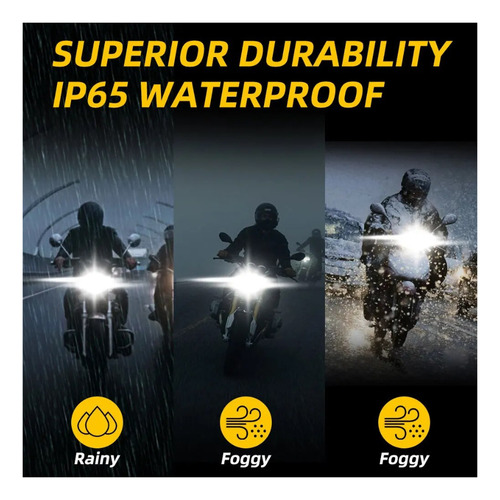 Faro Delantero Led Para Motocicletas Universal H4 Ba20d P15d