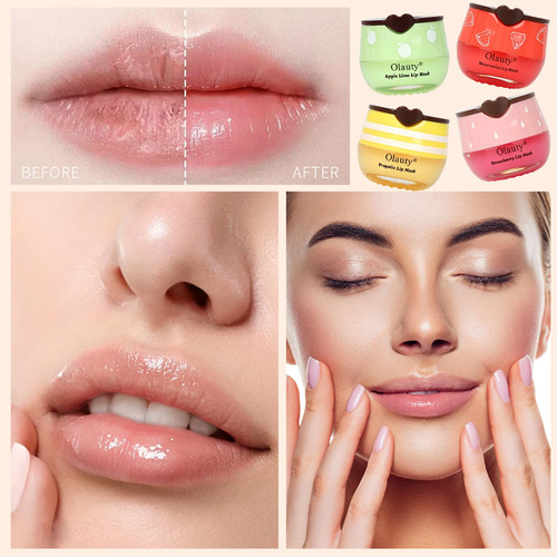 8 Pzas Bálsamo Labial De Abeja Mascarilla De Labios Con Tarr