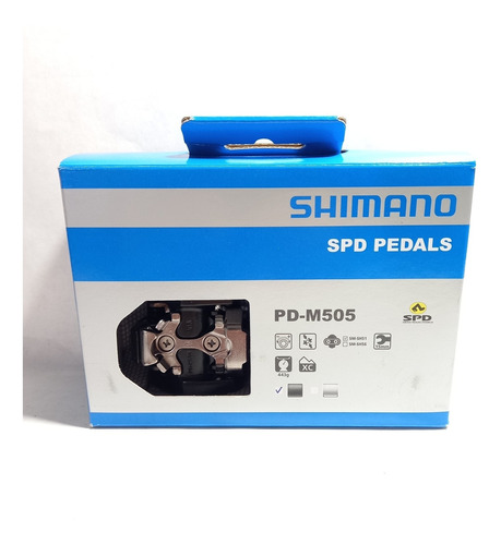 Pedal Shimano Pd-m505 Con Trabas Tienda