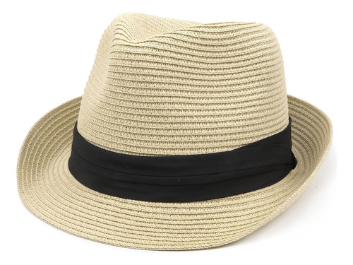 Sombreros Fedora De Paja Grande Zylioo, Sombrero Para El Sol