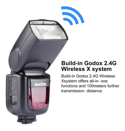 Flash De Cámara Y Accesorios Godox Gd-v860ii Sony