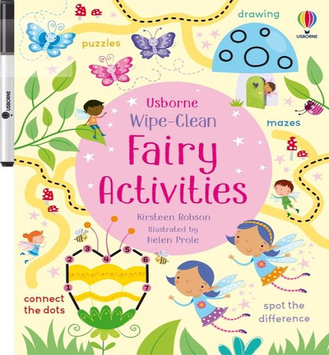 Wipe Clean Fairy Activities, De Robson, Kirsteen. Editorial Usborne En Inglés, 2024