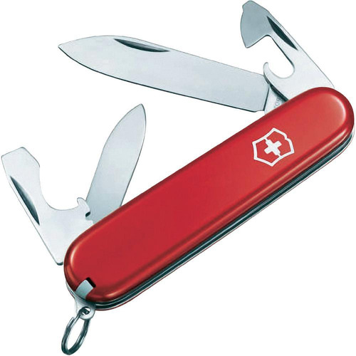 Cortapluma Recruit 0.2503 Victorinox Color: Plateado-rojo