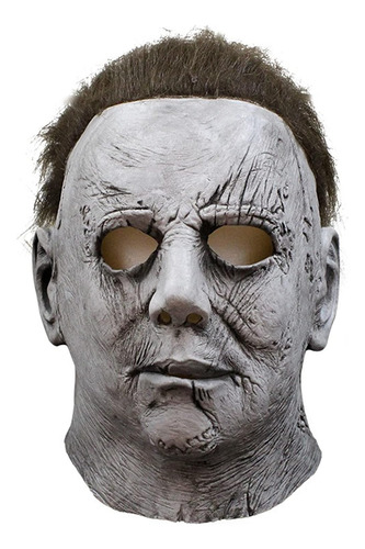 Ciueoary 2023 Michael Myers Mask Halloween Latex Horror Scar