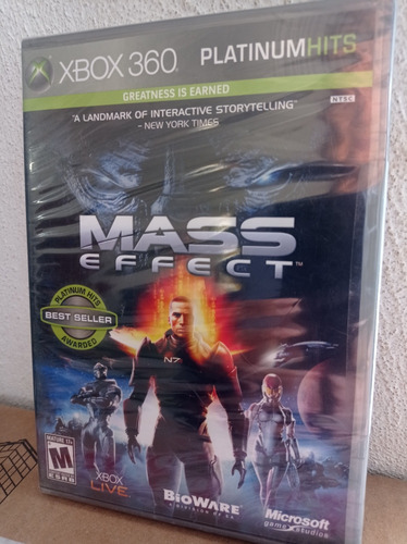 Mass Effect Para Xbox 360 Aún Sellado 