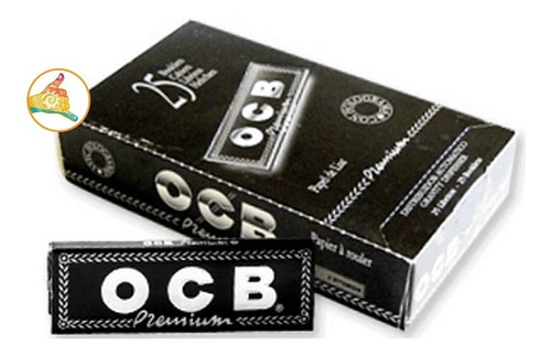Papel De Fumar Ocb Premium 25 Libritos De 50 Papelillos