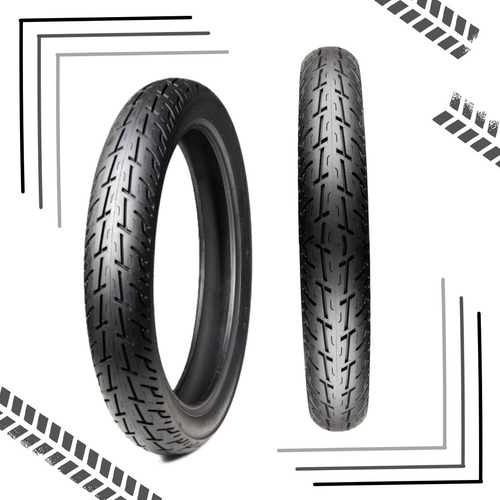 Par Pneus Factor 150 125 Ybr Flashtyre Para Uso C/ Câmara
