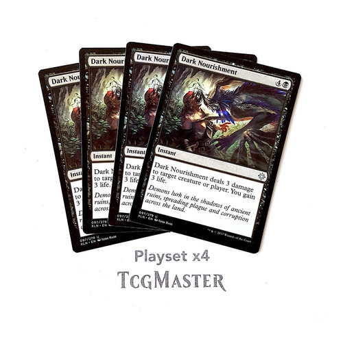 Mtg Magic The Gathering Dark Nourishment X4 Xln Tcgmaster