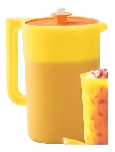 Practijarra Grande 2.25l Amarilla Naranja Tupperware